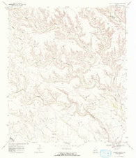 Hagler Canyon Texas Historical topographic map, 1:24000 scale, 7.5 X 7.5 Minute, Year 1969