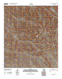 Hagler Canyon Texas Historical topographic map, 1:24000 scale, 7.5 X 7.5 Minute, Year 2010