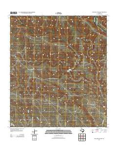 Hagler Canyon Texas Historical topographic map, 1:24000 scale, 7.5 X 7.5 Minute, Year 2012