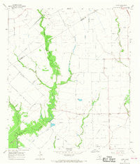 Hahn Texas Historical topographic map, 1:24000 scale, 7.5 X 7.5 Minute, Year 1965