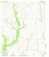 Hahn Texas Historical topographic map, 1:24000 scale, 7.5 X 7.5 Minute, Year 1965