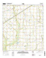 Hahn Texas Current topographic map, 1:24000 scale, 7.5 X 7.5 Minute, Year 2016