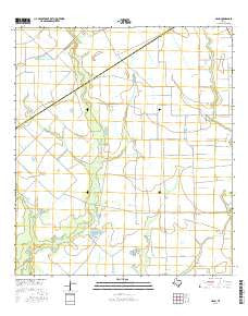 Hahn Texas Current topographic map, 1:24000 scale, 7.5 X 7.5 Minute, Year 2016