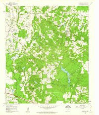 Hainesville Texas Historical topographic map, 1:24000 scale, 7.5 X 7.5 Minute, Year 1960
