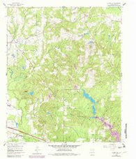 Hainesville Texas Historical topographic map, 1:24000 scale, 7.5 X 7.5 Minute, Year 1960