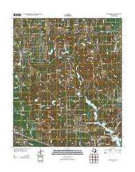 Hainesville Texas Historical topographic map, 1:24000 scale, 7.5 X 7.5 Minute, Year 2012