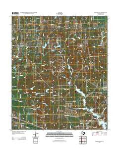 Hainesville Texas Historical topographic map, 1:24000 scale, 7.5 X 7.5 Minute, Year 2012