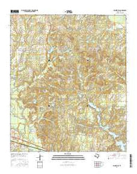 Hainesville Texas Current topographic map, 1:24000 scale, 7.5 X 7.5 Minute, Year 2016