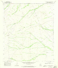 Halamicek Ranch Texas Historical topographic map, 1:24000 scale, 7.5 X 7.5 Minute, Year 1968