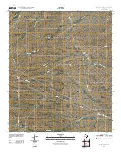 Halamicek Ranch Texas Historical topographic map, 1:24000 scale, 7.5 X 7.5 Minute, Year 2010