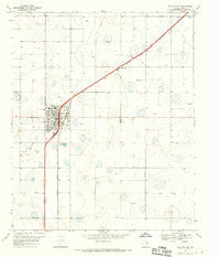 Hale Center Texas Historical topographic map, 1:24000 scale, 7.5 X 7.5 Minute, Year 1968