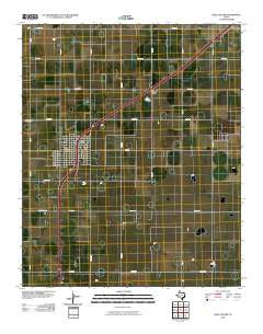 Hale Center Texas Historical topographic map, 1:24000 scale, 7.5 X 7.5 Minute, Year 2010