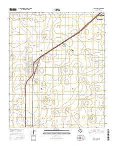 Hale Center Texas Current topographic map, 1:24000 scale, 7.5 X 7.5 Minute, Year 2016