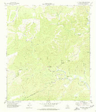 Half Moon Prairie Texas Historical topographic map, 1:24000 scale, 7.5 X 7.5 Minute, Year 1974