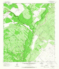 Halff Ranch Texas Historical topographic map, 1:24000 scale, 7.5 X 7.5 Minute, Year 1964