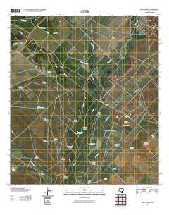 Halff Ranch Texas Historical topographic map, 1:24000 scale, 7.5 X 7.5 Minute, Year 2010