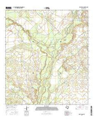 Halff Ranch Texas Current topographic map, 1:24000 scale, 7.5 X 7.5 Minute, Year 2016