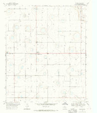 Halfway Texas Historical topographic map, 1:24000 scale, 7.5 X 7.5 Minute, Year 1968