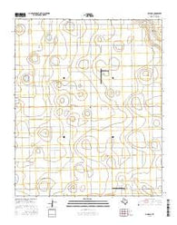 Halfway Texas Current topographic map, 1:24000 scale, 7.5 X 7.5 Minute, Year 2016