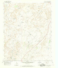 Halfway Creek Texas Historical topographic map, 1:24000 scale, 7.5 X 7.5 Minute, Year 1966