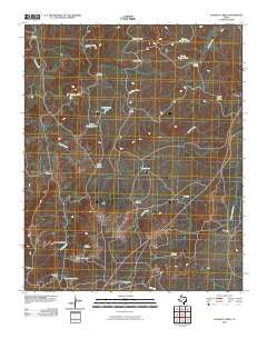 Halfway Creek Texas Historical topographic map, 1:24000 scale, 7.5 X 7.5 Minute, Year 2010