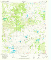 Hall Texas Historical topographic map, 1:24000 scale, 7.5 X 7.5 Minute, Year 1979