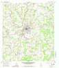 Hallettsville Texas Historical topographic map, 1:24000 scale, 7.5 X 7.5 Minute, Year 1962
