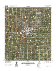 Hallettsville Texas Historical topographic map, 1:24000 scale, 7.5 X 7.5 Minute, Year 2013