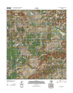 Halls Bluff Texas Historical topographic map, 1:24000 scale, 7.5 X 7.5 Minute, Year 2013