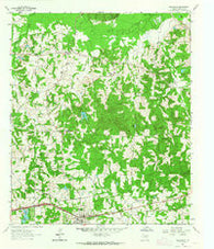 Hallsville Texas Historical topographic map, 1:24000 scale, 7.5 X 7.5 Minute, Year 1961