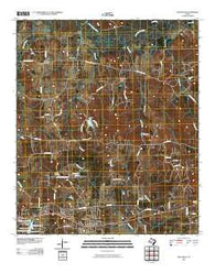 Hallsville Texas Historical topographic map, 1:24000 scale, 7.5 X 7.5 Minute, Year 2010