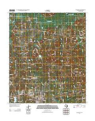 Hallsville Texas Historical topographic map, 1:24000 scale, 7.5 X 7.5 Minute, Year 2013
