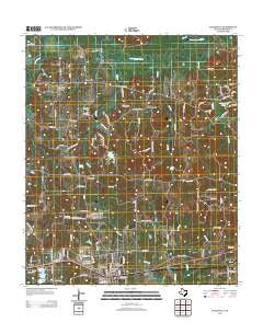 Hallsville Texas Historical topographic map, 1:24000 scale, 7.5 X 7.5 Minute, Year 2013