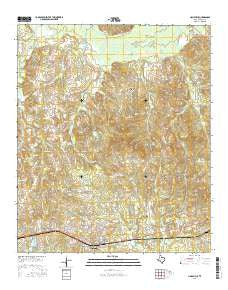 Hallsville Texas Current topographic map, 1:24000 scale, 7.5 X 7.5 Minute, Year 2016