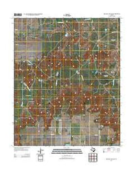 Halsell Ranch Texas Historical topographic map, 1:24000 scale, 7.5 X 7.5 Minute, Year 2013