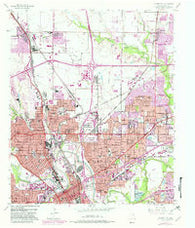 Haltom City Texas Historical topographic map, 1:24000 scale, 7.5 X 7.5 Minute, Year 1955