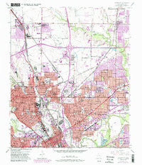 Haltom City Texas Historical topographic map, 1:24000 scale, 7.5 X 7.5 Minute, Year 1955