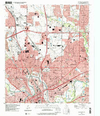 Haltom City Texas Historical topographic map, 1:24000 scale, 7.5 X 7.5 Minute, Year 1995