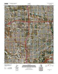 Haltom City Texas Historical topographic map, 1:24000 scale, 7.5 X 7.5 Minute, Year 2010