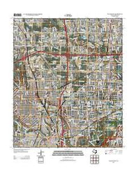 Haltom City Texas Historical topographic map, 1:24000 scale, 7.5 X 7.5 Minute, Year 2012