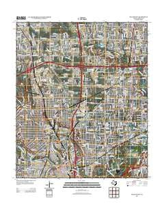Haltom City Texas Historical topographic map, 1:24000 scale, 7.5 X 7.5 Minute, Year 2012