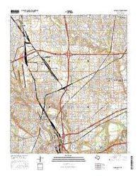 Haltom City Texas Current topographic map, 1:24000 scale, 7.5 X 7.5 Minute, Year 2016
