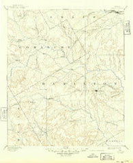 Hamilton Texas Historical topographic map, 1:125000 scale, 30 X 30 Minute, Year 1894