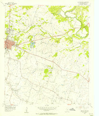 Hamilton East Texas Historical topographic map, 1:24000 scale, 7.5 X 7.5 Minute, Year 1956