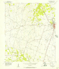 Hamilton West Texas Historical topographic map, 1:24000 scale, 7.5 X 7.5 Minute, Year 1956