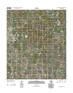 Hamilton East Texas Historical topographic map, 1:24000 scale, 7.5 X 7.5 Minute, Year 2012