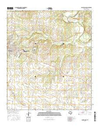 Hamilton East Texas Current topographic map, 1:24000 scale, 7.5 X 7.5 Minute, Year 2016