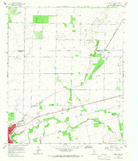 Hamlin NE Texas Historical topographic map, 1:24000 scale, 7.5 X 7.5 Minute, Year 1965