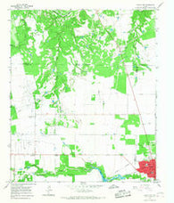 Hamlin NW Texas Historical topographic map, 1:24000 scale, 7.5 X 7.5 Minute, Year 1965