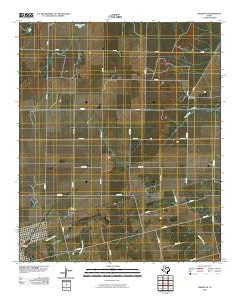 Hamlin NE Texas Historical topographic map, 1:24000 scale, 7.5 X 7.5 Minute, Year 2010